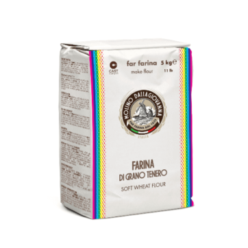 Confezione di Farina Manitoba del Molino Dallagiovanna da 5 kg