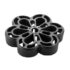 Set di 2 tagliapasta Marguerite in materiare Tplus nero per realizzare forme di margherita in 3D