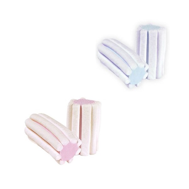 Confezione di Marshmallow Striato in due varianti da 900gr