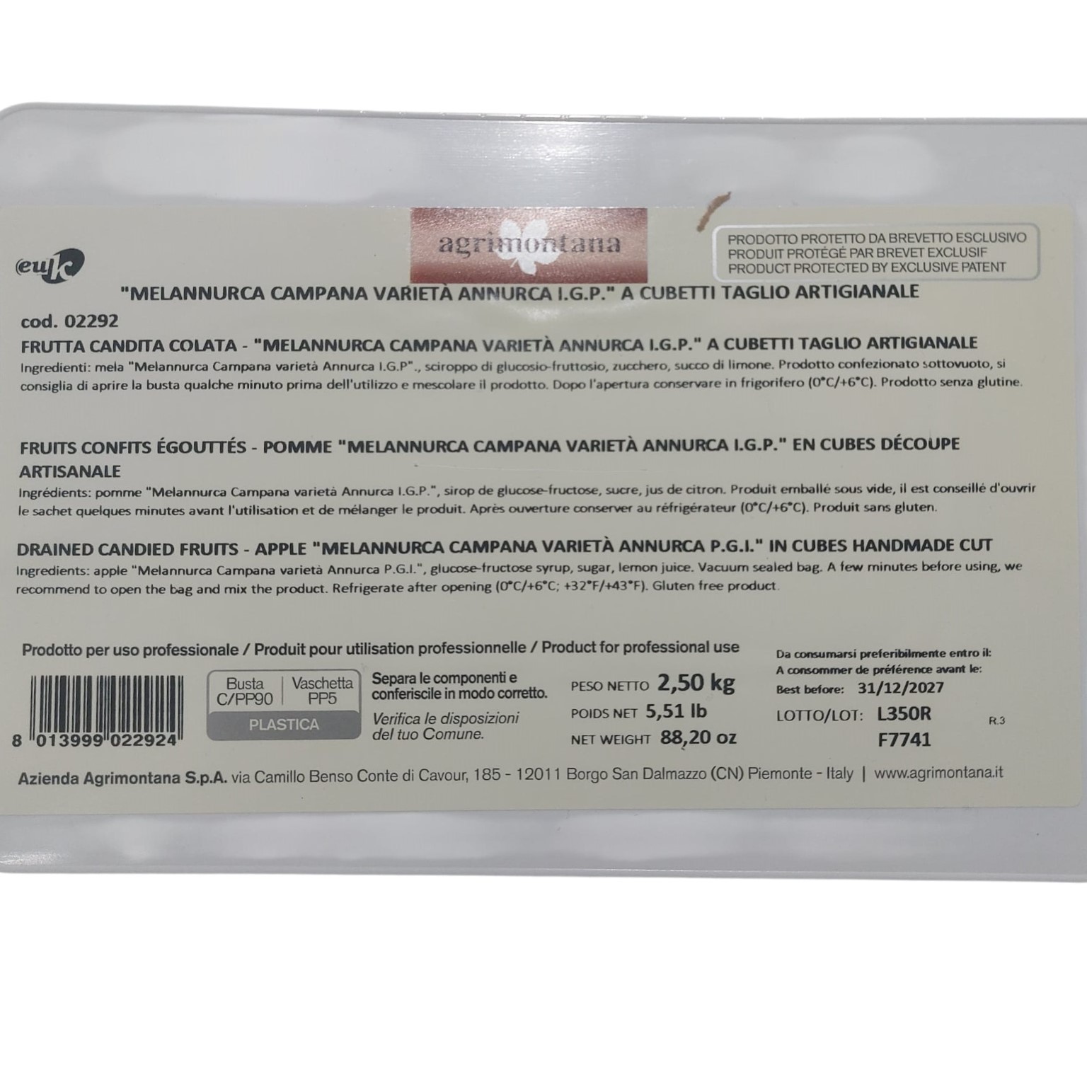 Mela Candita Varietà Annurca IGP Agrimontana 2.5 KG - immagine 3