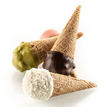 Stampo in silicone mini cono liscio