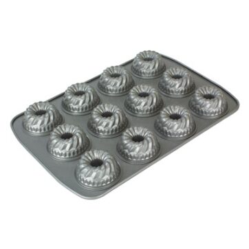 Mini Fluted Ring Pan - Teglia 12 Cavità