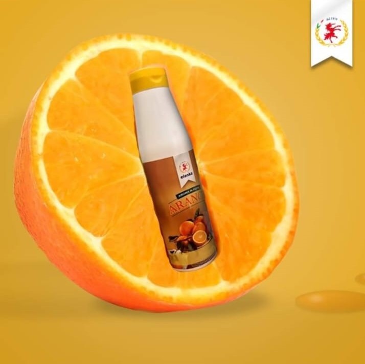 Barattolo di pasta per dolci da 1kg, gusto Arancia