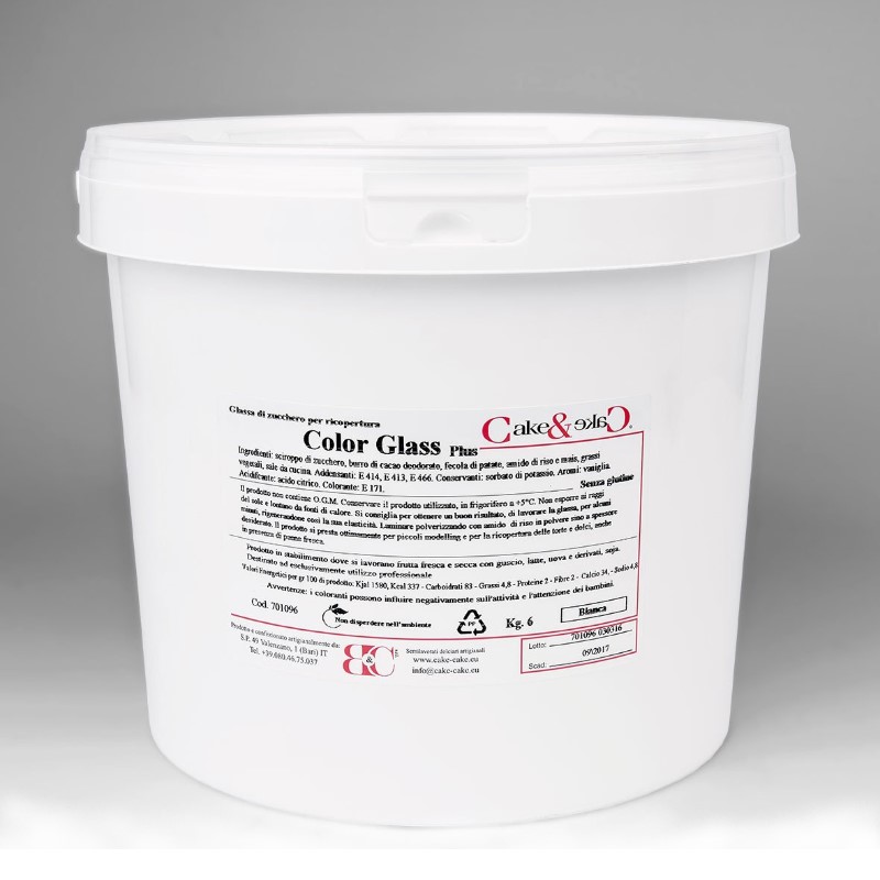 Pasta di Zucchero Color Glass plus da 6kg
