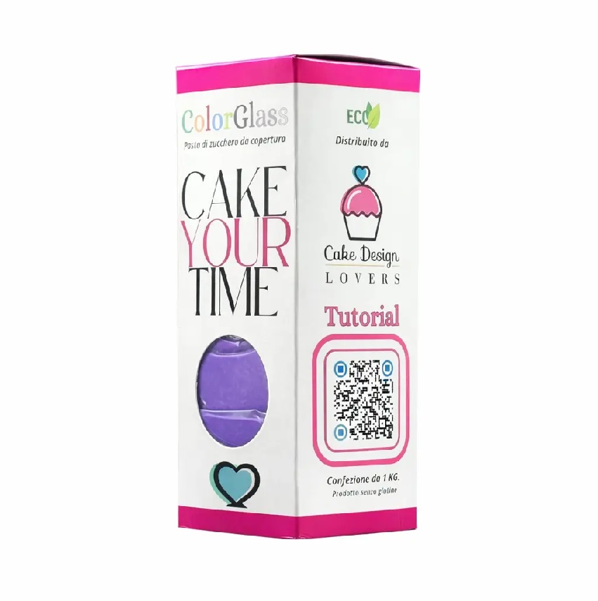 Pasta Di Zucchero Color Glass 1KG - Viola