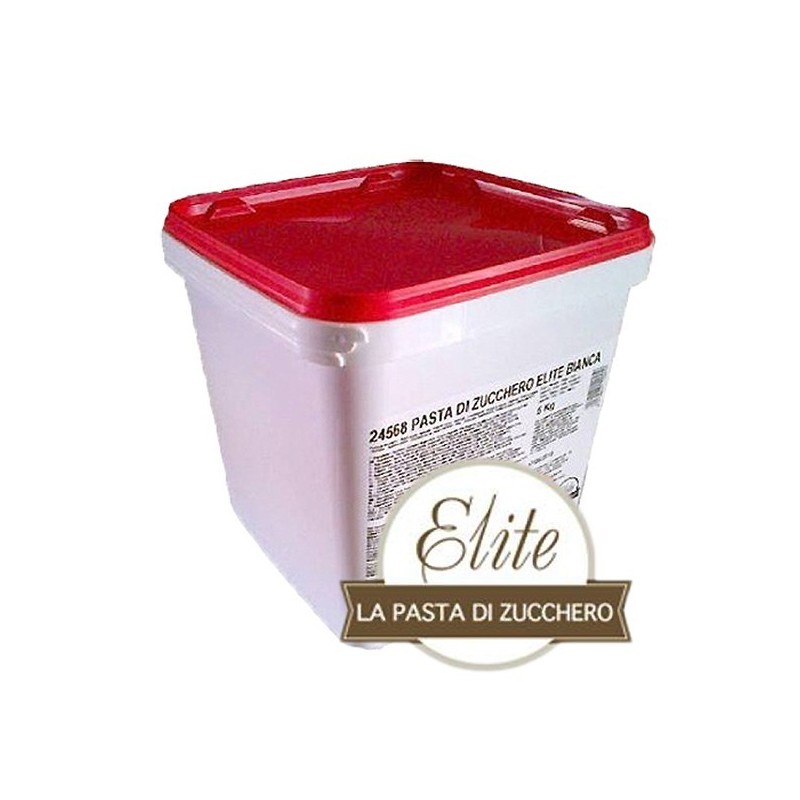 Pasta Di Zucchero Elite Bianca Modecor 5kg-Senza E171 - Cake Love