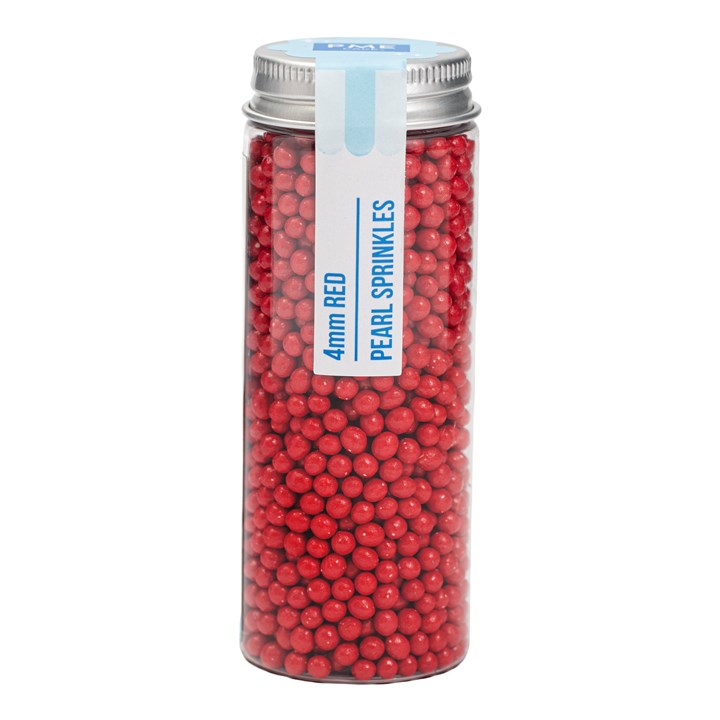 Perle Di Zucchero Rosso ⌀4 MM – 74gr PME