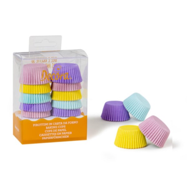 Confezione di pirottini per mini muffin da 200 pezzi