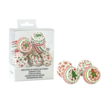 Confezione di pirottini in carta per bon bon da 200 pz