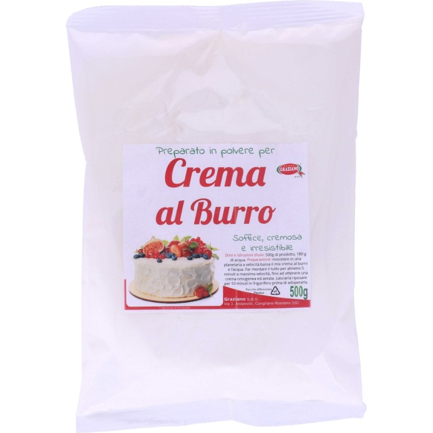 Preparato In Polvere Mix Crema Di Burro 500Gr