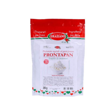 Busta di Prontopan preparato vegetale al gusto panna da 250 gr in confezione apri e chiudi
