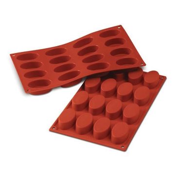SF017-Stampo In Silicone Small Ovals 55X33 H20 MM