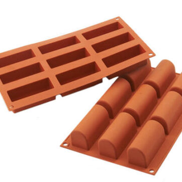 Stampo per dolci in silicone Midi Buche Dimensione: 84x32 h 35 mm 9pz