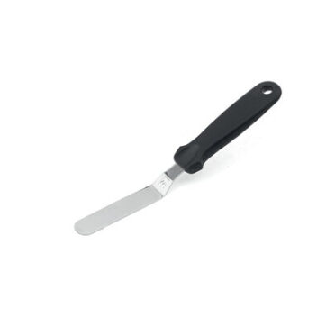 Spatola in acciaio inox con manico ergonomico varie misure.