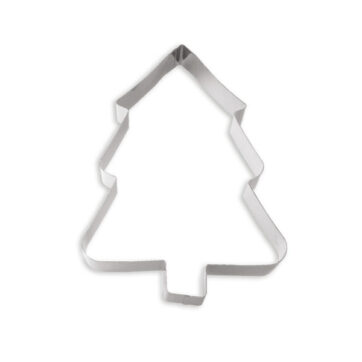 Sagoma in acciaio albero di natale 28cm