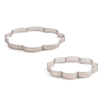 Sagome inox microforate a forma di Fiore