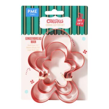 Set 3 Tagliapasta Natale - Gingerbread Man