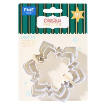 Set 3 Tagliapasta Natale - Snowflake