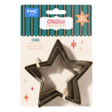 Set 3 Tagliapasta Natale - Stars