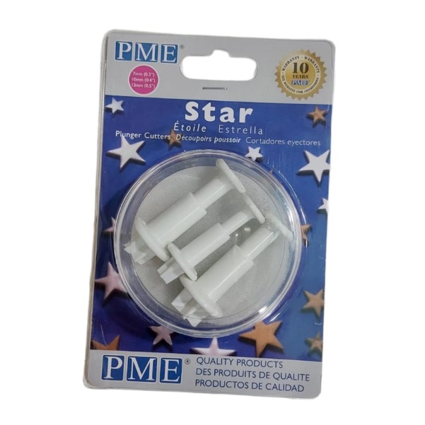 Tagliapasta espulsione Stella in materiale plastico 3 pz