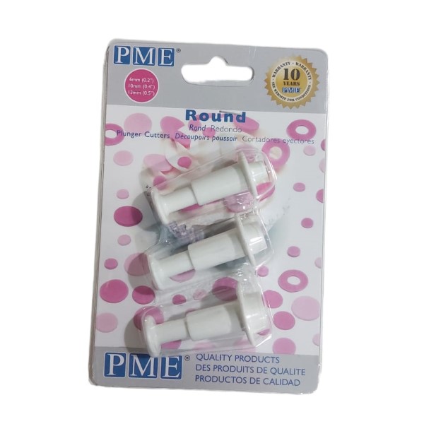 Tagliapasta espulsione tondo in materiale plastico 3 pz