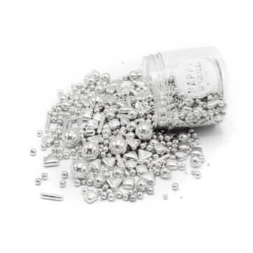 Confezione di Happy Sprinkles mix argento 190gr