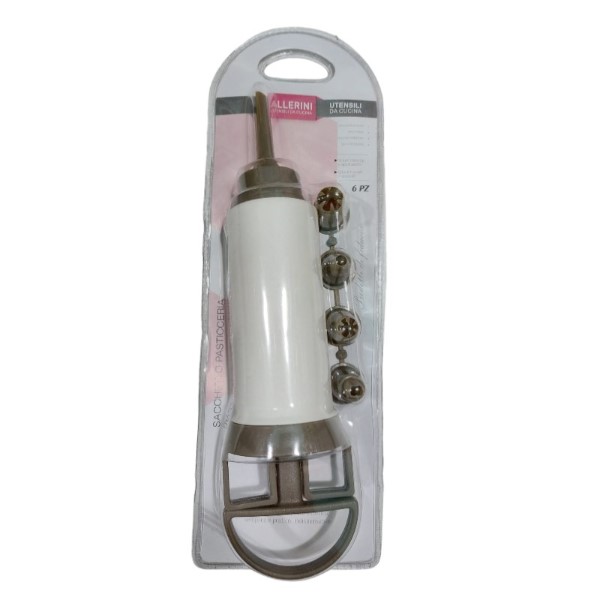 Siringa Per Farcitura E Decorazioni Di Dolci - Set 6Pz