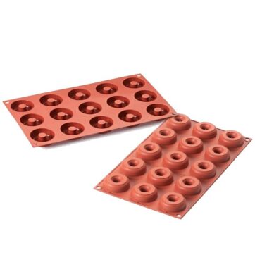 Stampo in silicone Small Donuts dimensioni 45x18mm