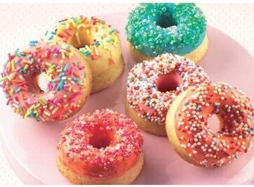 Stampo in silicone Small Donuts dimensioni 45x18mm