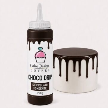 Soft Choco Drip - Glassa Morbida Cioccolato Fondente 250Gr