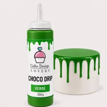 Soft Choco Drip - Glassa Morbida Verde 250Gr