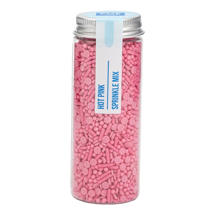 Sprinkle Mix Hot Pink – Mix Zucchero Rosa Acceso - 76gr PME