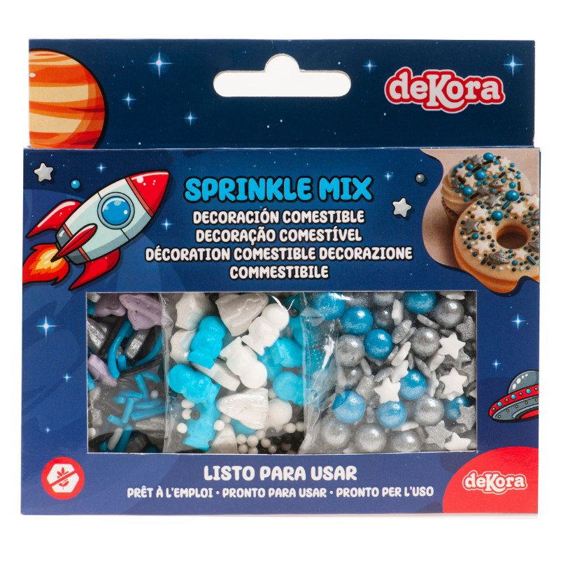 Sprinkle Mix Astronauta 70Gr – Dekora