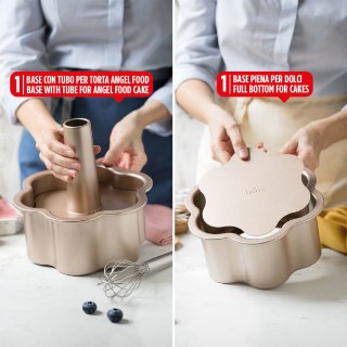 2 Mini Stampi Per Torte Da 11 Cm In Acciaio Al Carbonio – Teglie A Cerniera Con Fondo Rimovibile E Rivestimento Antiaderente