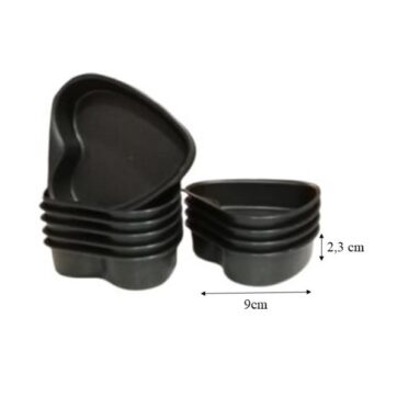 Stampo in alluminio antiaderente a forma di Cuore dimensioni 9x2,3 cm