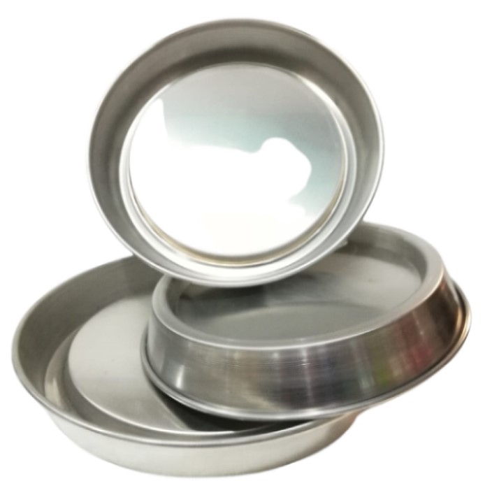 Stampo furbo in alluminio per crostate con rialzo interno Dimensioni: cm Ø 24x4h cm 28x4h cm