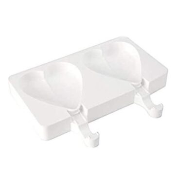 Stampo in silicone per gelati a forma di magnum set composto da 4 pezzi e provvisto di stecchi in legno misure 93x49h 25mm