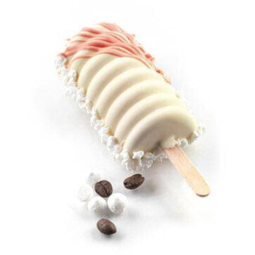Set 2 stampo gelato Tango della Silikomart Dimensioni 92x45h 27,5mm