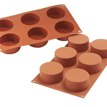 Stampo per dolci in silicone Cilindro Dimensione: Ø 70 h 35 mm 6pz