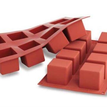 Stampo per dolci in silicone Cubi Dimensione: 50X50 H50  8pz