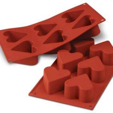 Stampo per dolci in silicone Cuore Dimensione:ย รธ65 H 40 MM 6pz