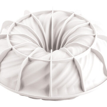 Stampo in silicone per torta Intreccio con effetto tridimensionale dimensioni Ø 180 h 60 mm Volume: 1000 ml;