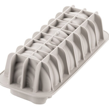 Stampo in silicone per torta Lana con bordi smussati dimensioni 245mm x 95mm x h77mm Volume: 1200 ml;