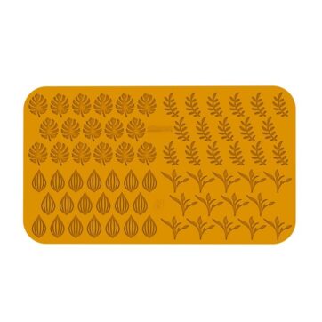 Stampo In Silicone Giardino N.68 Foglie 40X25 H 2 MM - 40X49 H 2 MM