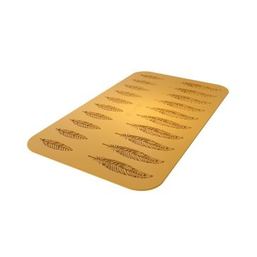 Stampo In Silicone Piuma - N.10 121X28 H 2 MM - N.10 79X23 H 2