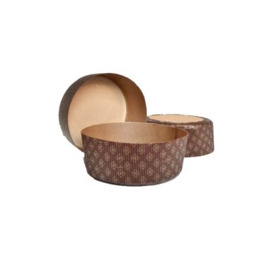 Stampo Basso in Carta per Panettoni in carta rigida e disponibile in tre grandezze: 500gr, 750gr, 1kg