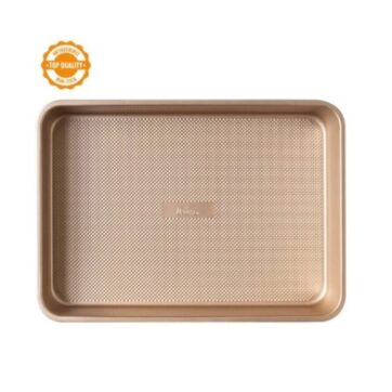 Teglia professionale rettangolare in materiale antiaderente dimensione 34,7 x 24,5 x 5,5 h cm