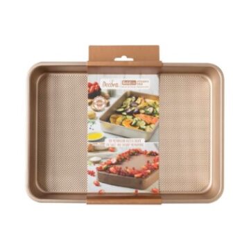 Teglia professionale rettangolare in materiale antiaderente dimensione 34,7 x 24,5 x 5,5 h cm
