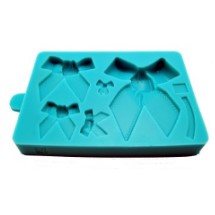 Stampo in Silicone per Fiocchi di 5 dimensioni