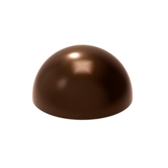 Stampo in plastica termoformata per semisfera con 4 cavità diametro da 6,5cm